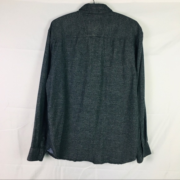 Thread and Cloth XLarge Long Sleeve Button up Shirt Gray Cotton - Picture 2 of 7